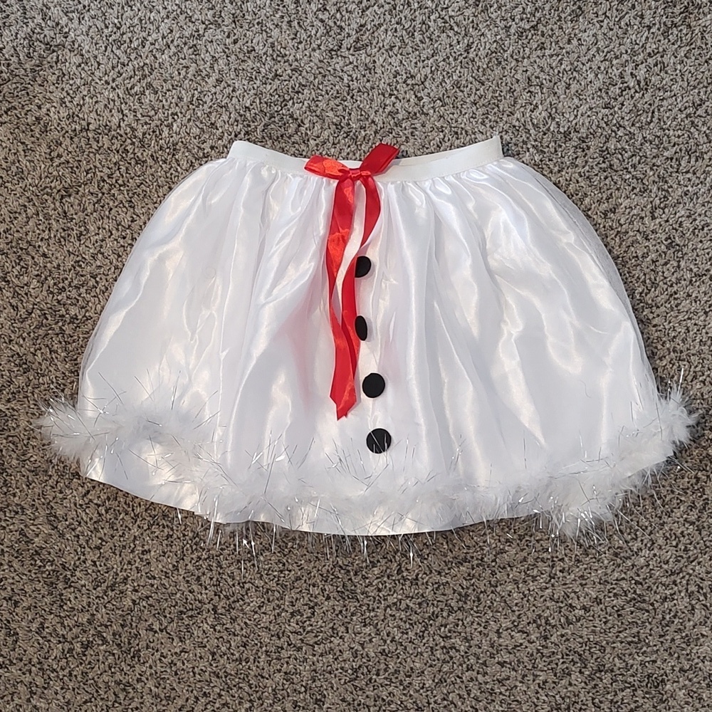 Girls Christmas Pull On Skirt